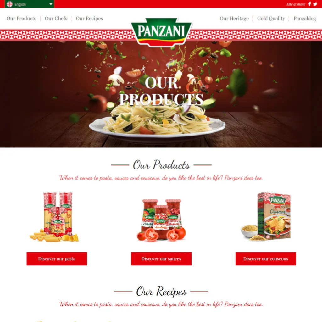 Panzani - Site du groupe